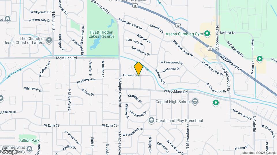 8801 Fircrest Dr Map and Location Details