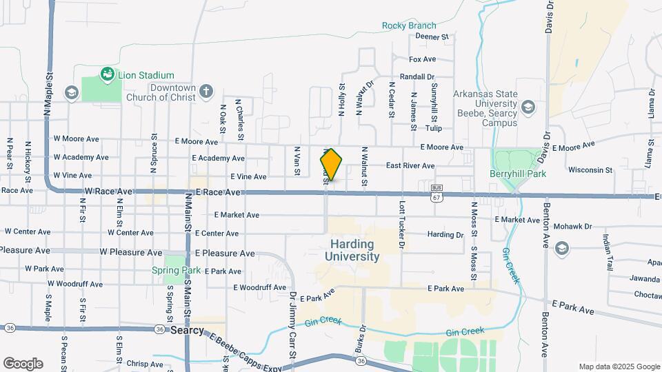 402 N Grand St Map and Location Details
