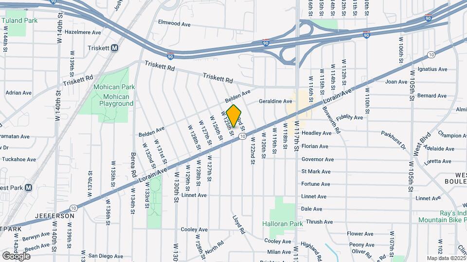 3389 W 125th St Map and Location Details