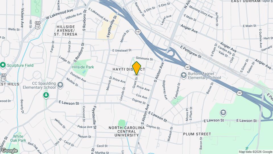 1008 Grant St Map and Location Details