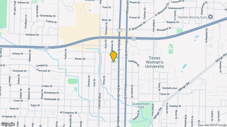 1426 Bolivar St Map and Location Details