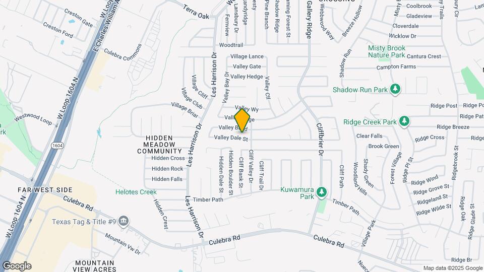 9515 Valley Dale St Map and Location Details