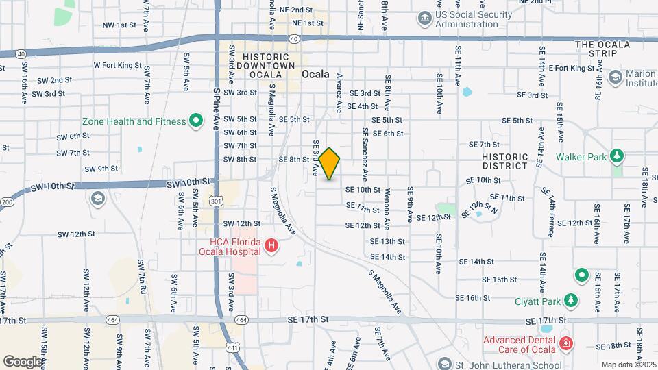 321 SE 10th St Map and Location Details