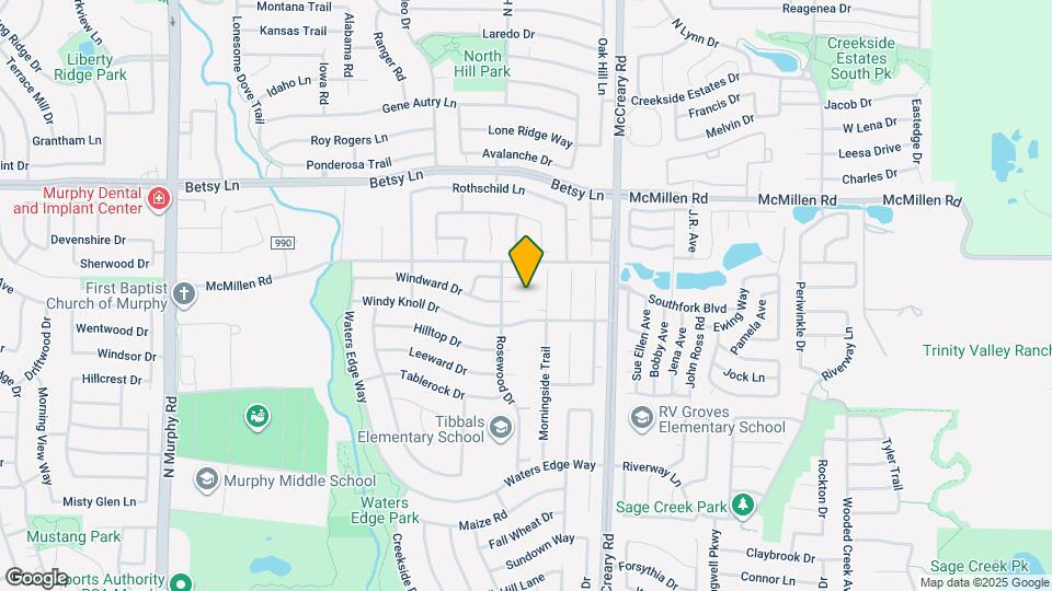 613 Windward Dr Map and Location Details