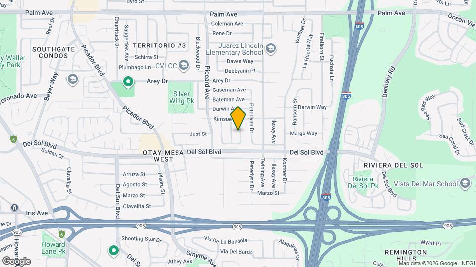 1196 Danober Dr Mapa y Detalles de la Ubicación