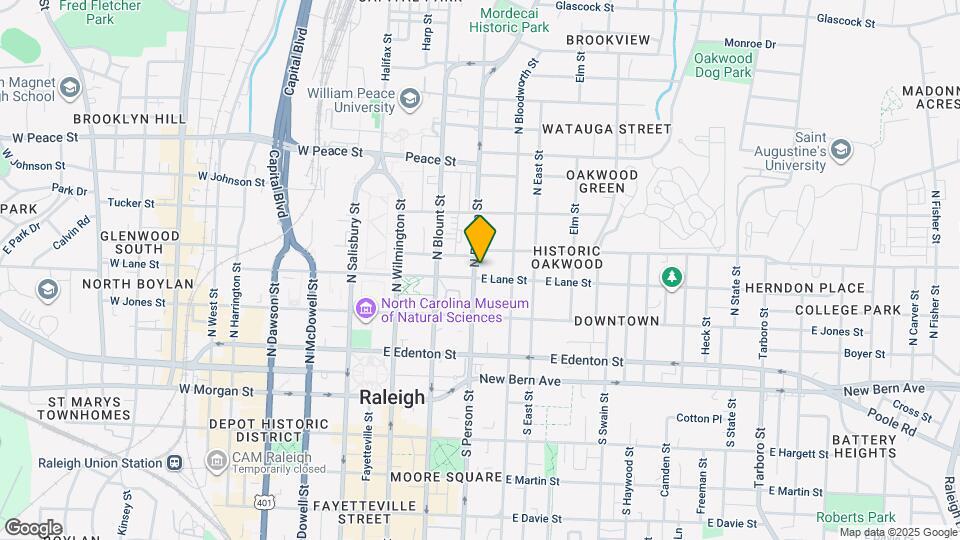 306 N Person St Map and Location Details
