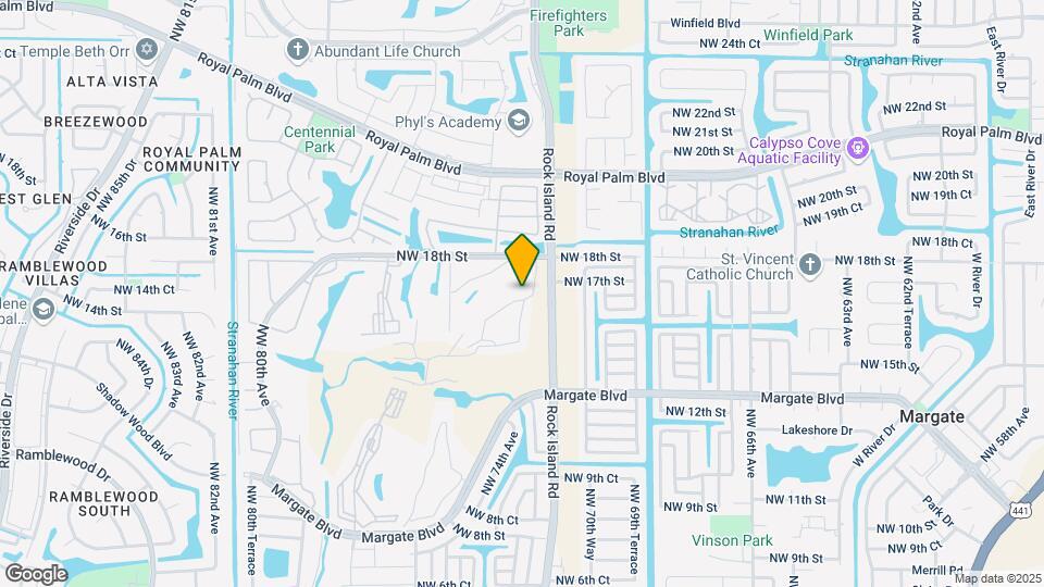 7301 NW 18th St Map and Location Details