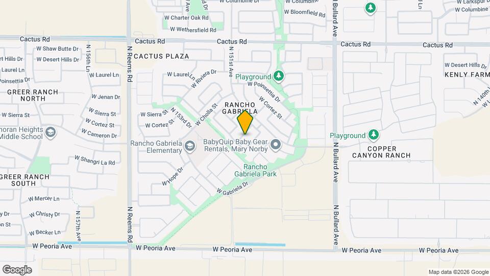 15109 W Desert Mirage Dr Map and Location Details