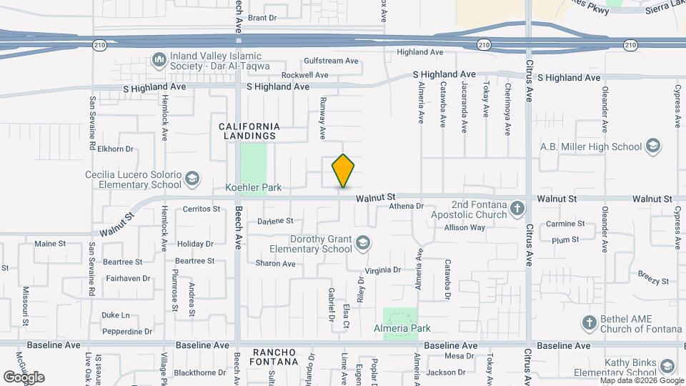 15591 Eastwind Ave Map and Location Details