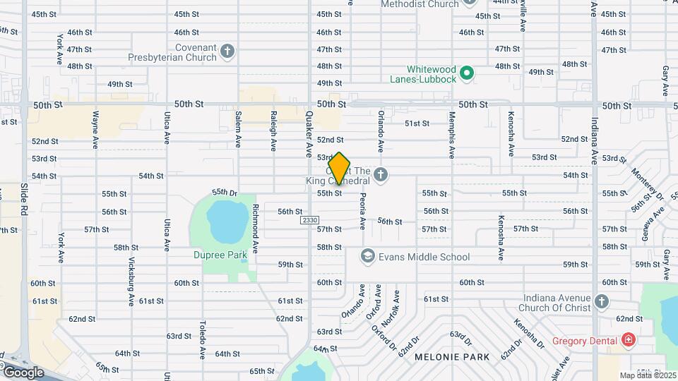 4314 55th St Map and Location Details