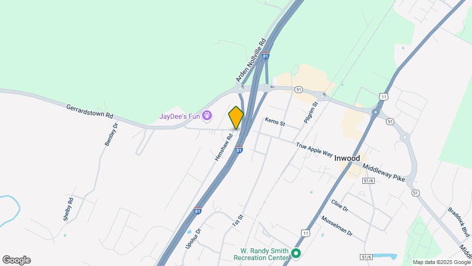 2164 Henshaw Rd Map and Location Details
