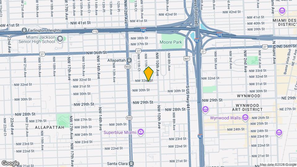 1063 NW 31st St Map and Location Details