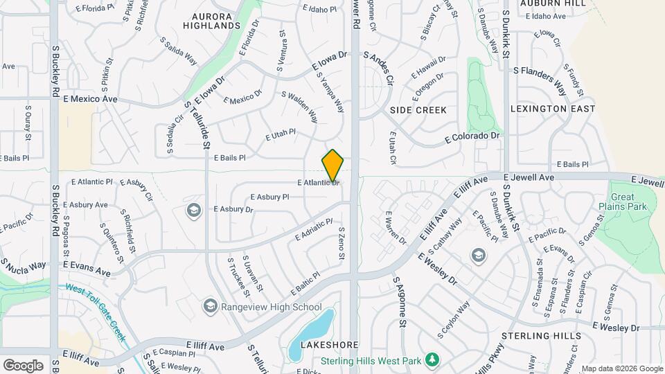 18330 E Atlantic Dr Map and Location Details