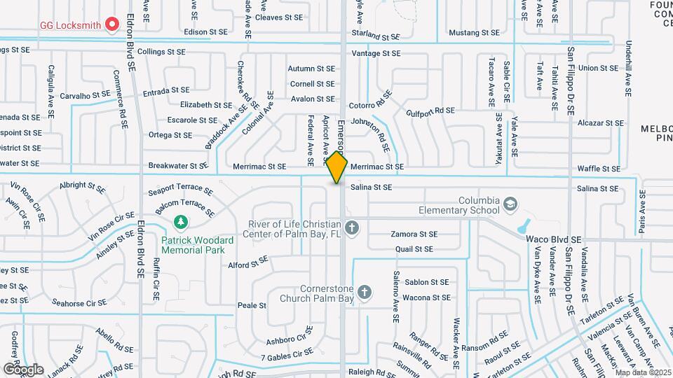2524 Emerson Dr Map and Location Details
