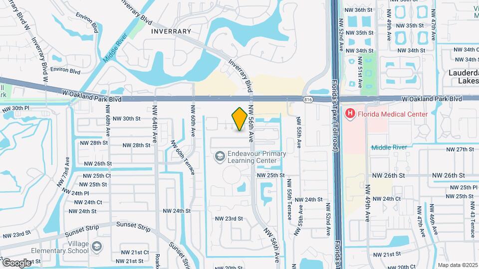 5645 NW 28th St Map and Location Details