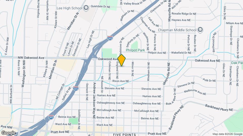1116 Mckinley Ave NE Map and Location Details