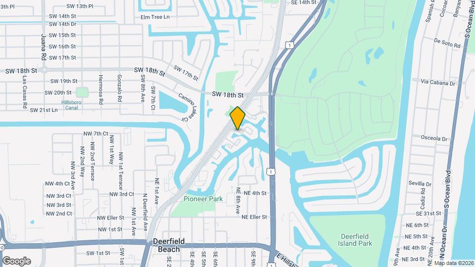 6 Royal Palm Way, Unit 105 Mapa y Detalles de la Ubicación