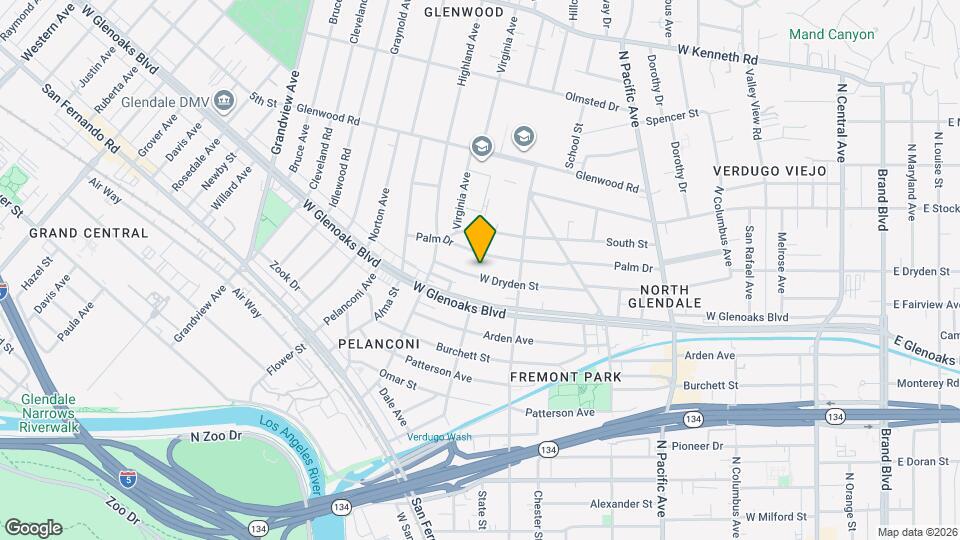 741 W Dryden St, Unit A Map and Location Details