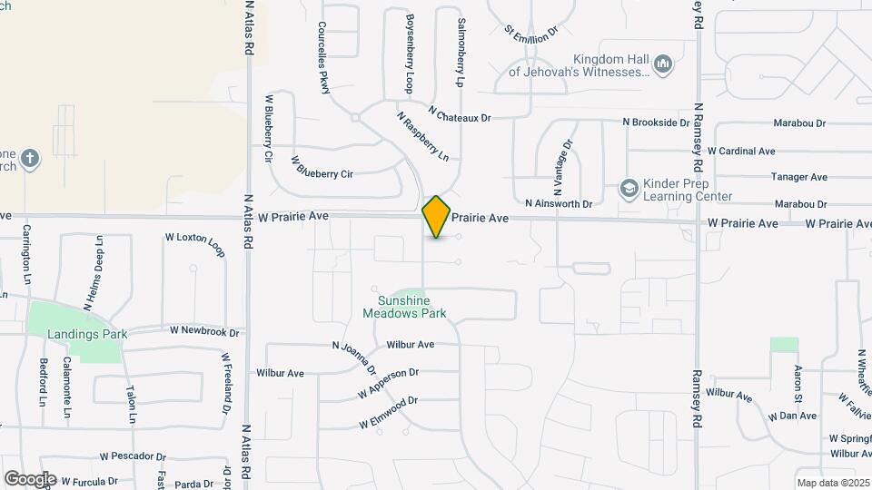 2550 W Pocono Ct Map and Location Details