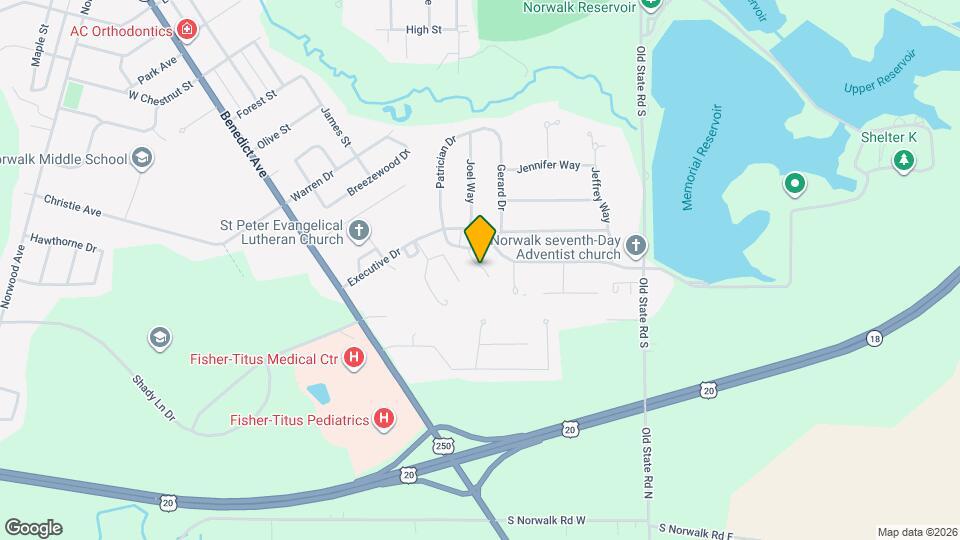 Luther Oaks Mapa y Detalles de la Ubicación