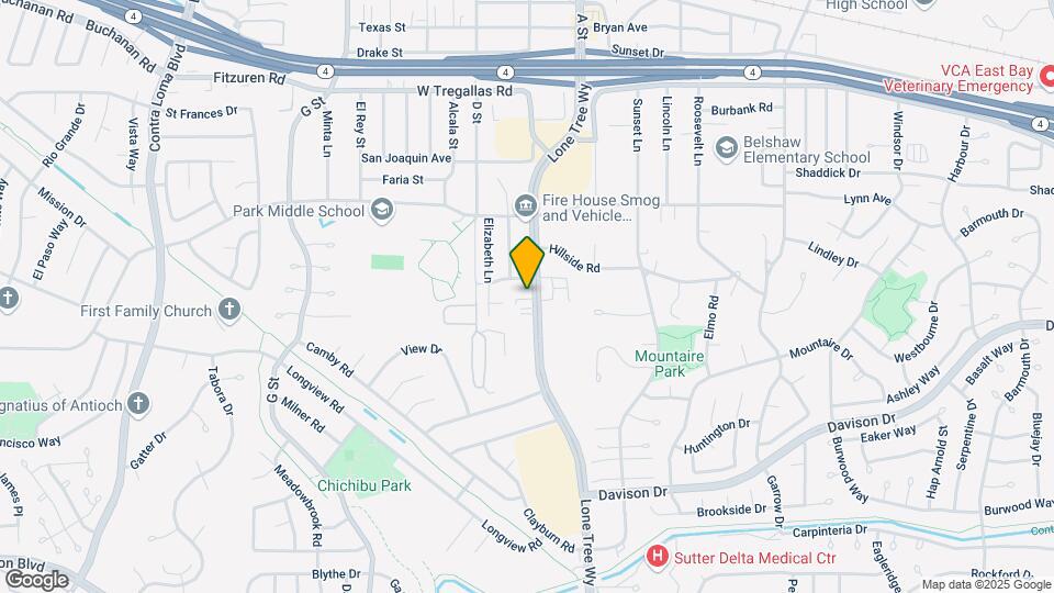 3108 Lone Tree Way Map and Location Details
