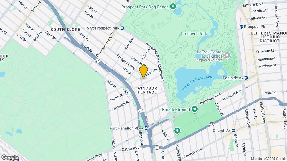 1163 Prospect Ave Map and Location Details