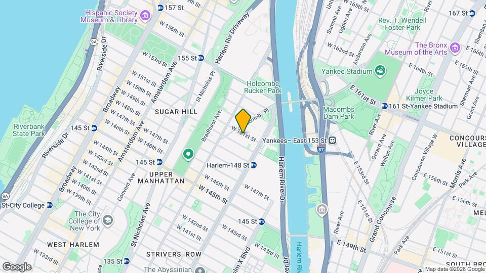 276 W 151st St Map and Location Details