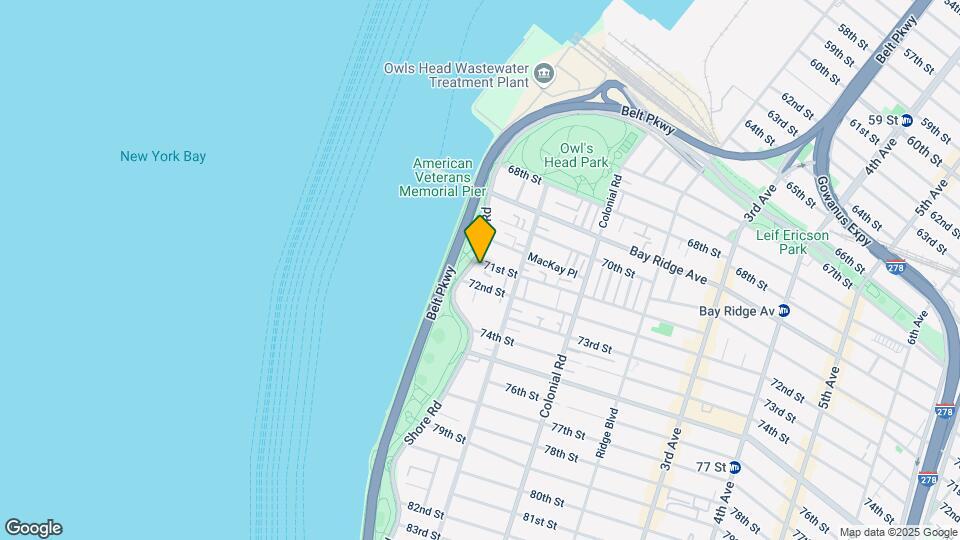 7101 Shore Rd Mapa y Detalles de la Ubicación