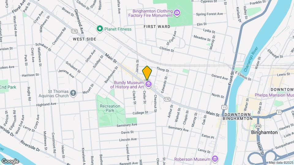 136 Main St, Unit Apartment Map and Location Details