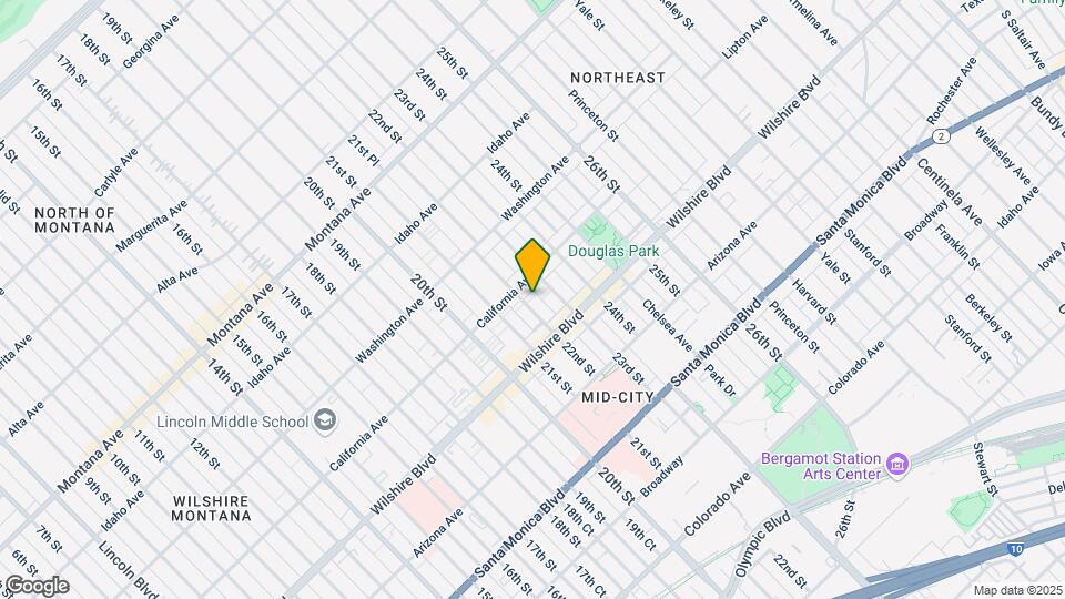 1119 22nd St Map and Location Details