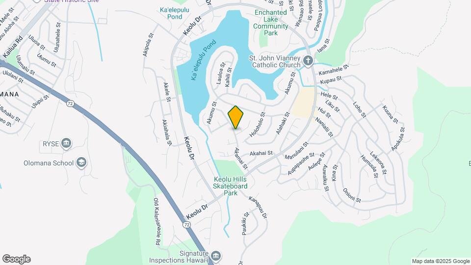 1384 Nanawale Pl Map and Location Details