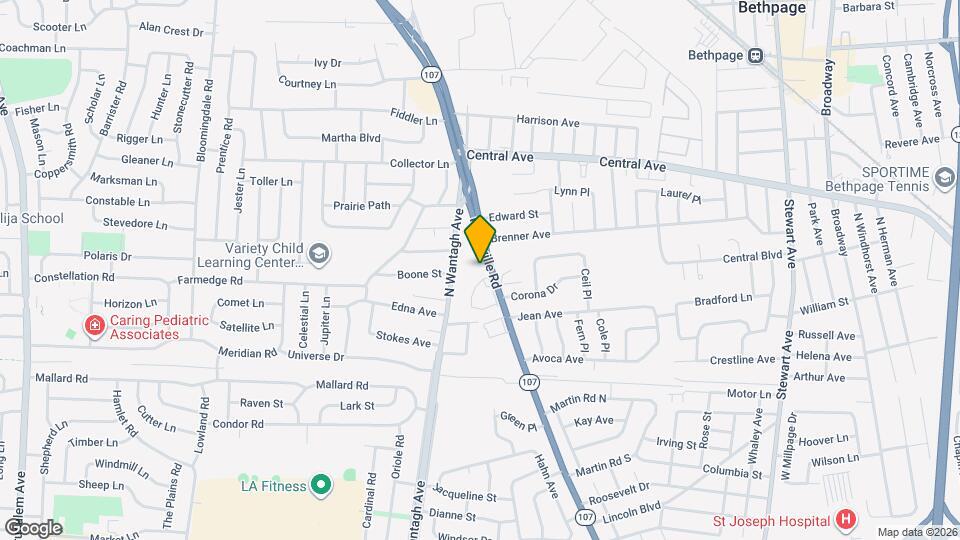 355 Hicksville Rd Map and Location Details