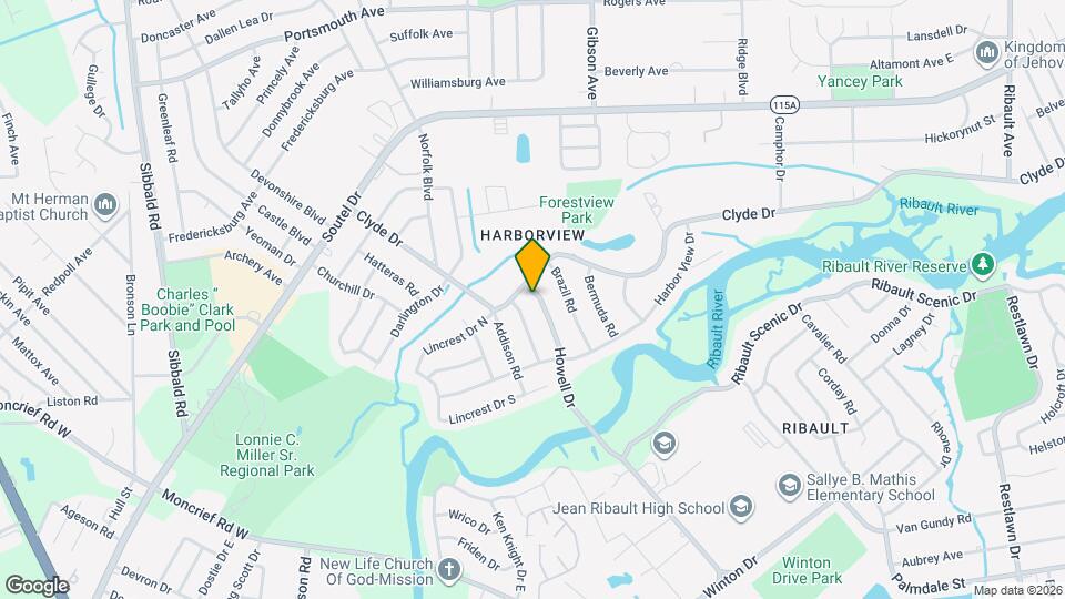 8630 Howell Dr Map and Location Details