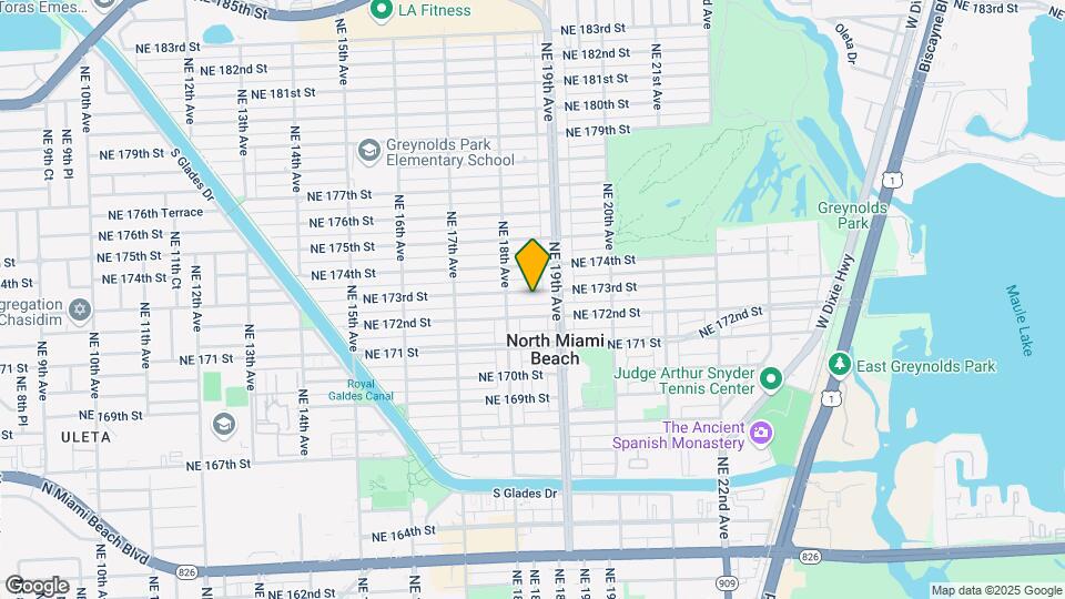 1860 NE 173rd St Mapa y Detalles de la Ubicación