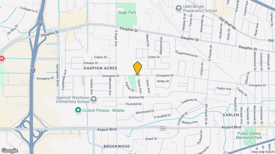 150 Glenn Ave Map and Location Details