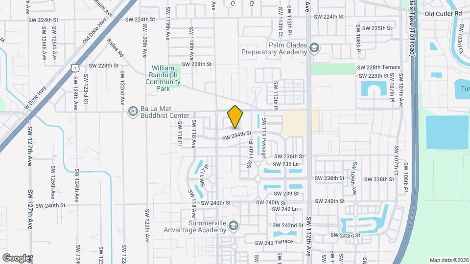 11525 SW 234th St, Unit Apartment for rent Map and Location Details