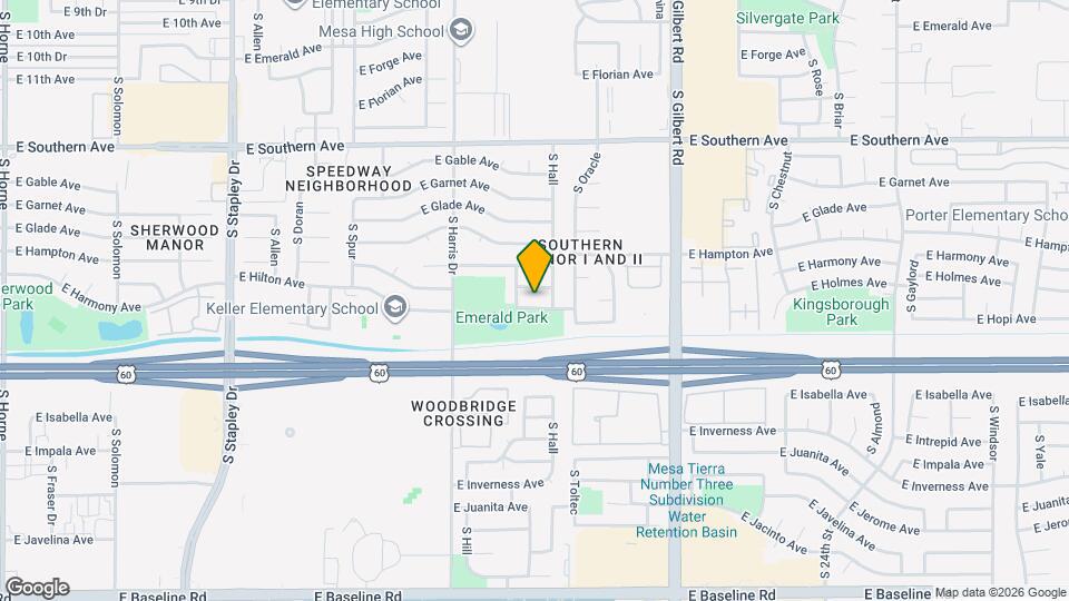 1740 E Hilton Ave Map and Location Details