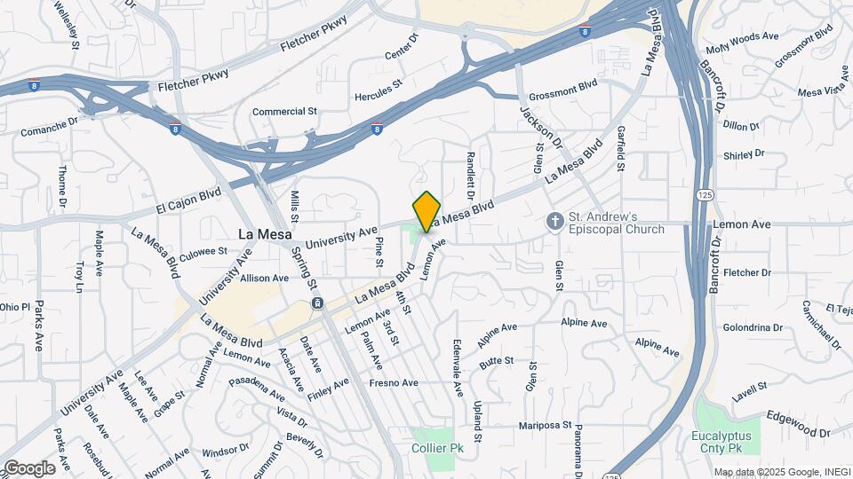 8459 La Mesa Blvd Map and Location Details