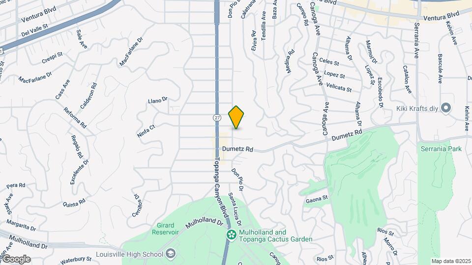 4940 Don Pio Dr Map and Location Details