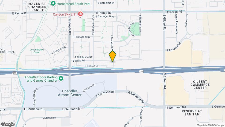 1538 S Danielson Wy Map and Location Details