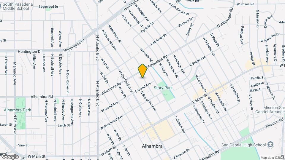 421-423 N Monterey St Map and Location Details