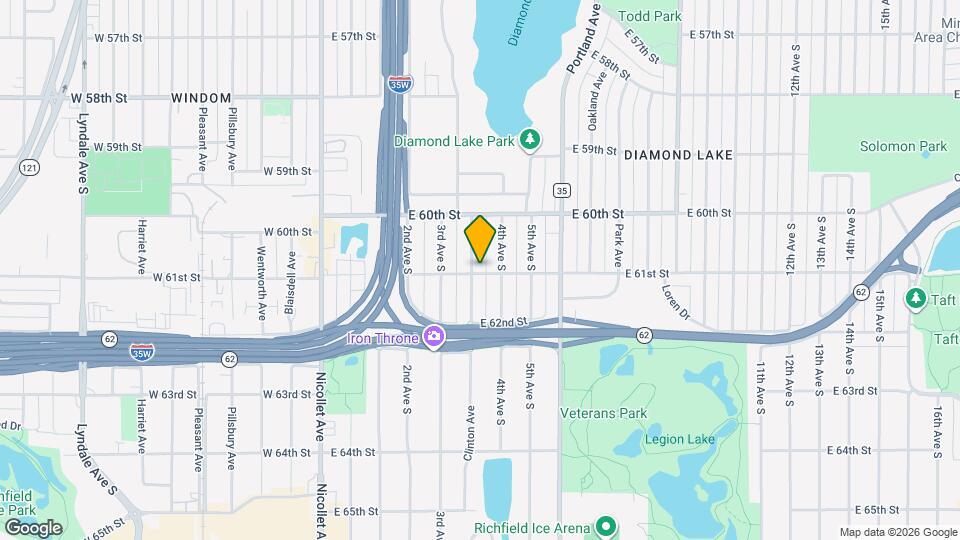 6057 Clinton Ave Map and Location Details