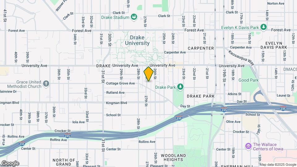 1109 27th St Map and Location Details