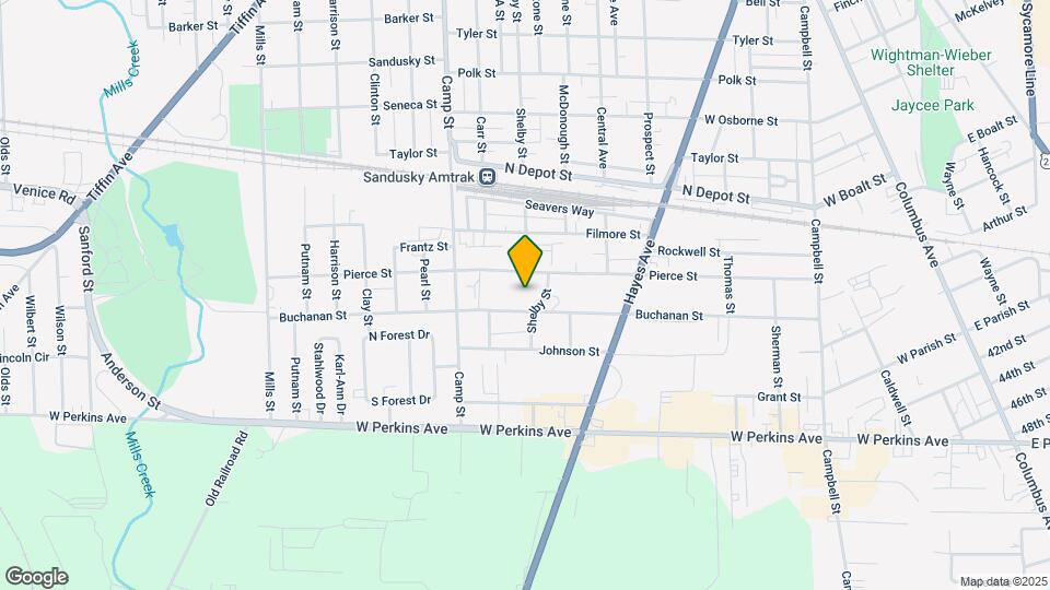 1921 Shelby St Mapa y Detalles de la Ubicación