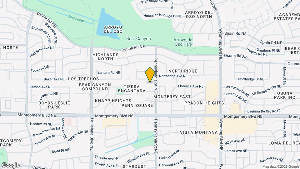 7541 Prairie Rd NE Map and Location Details