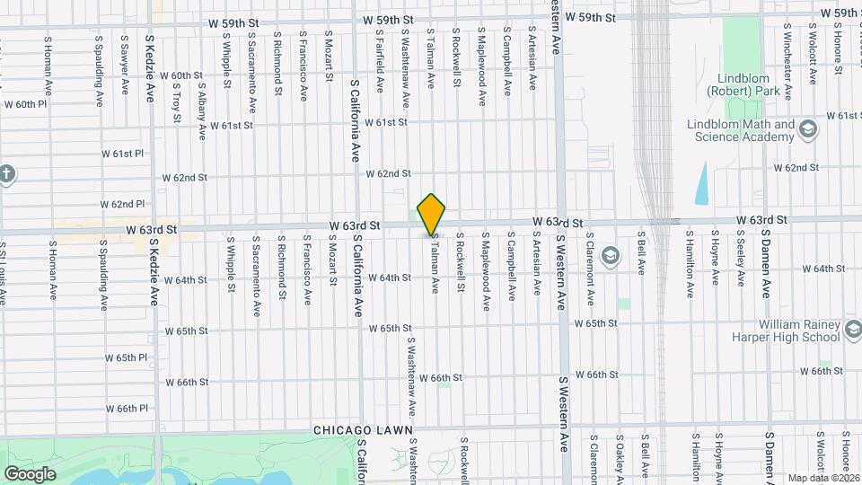 6318 S Talman Ave Map and Location Details