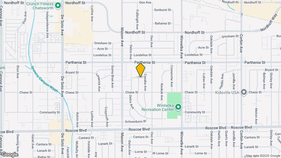 8554 Fullbright Ave Mapa y Detalles de la Ubicación