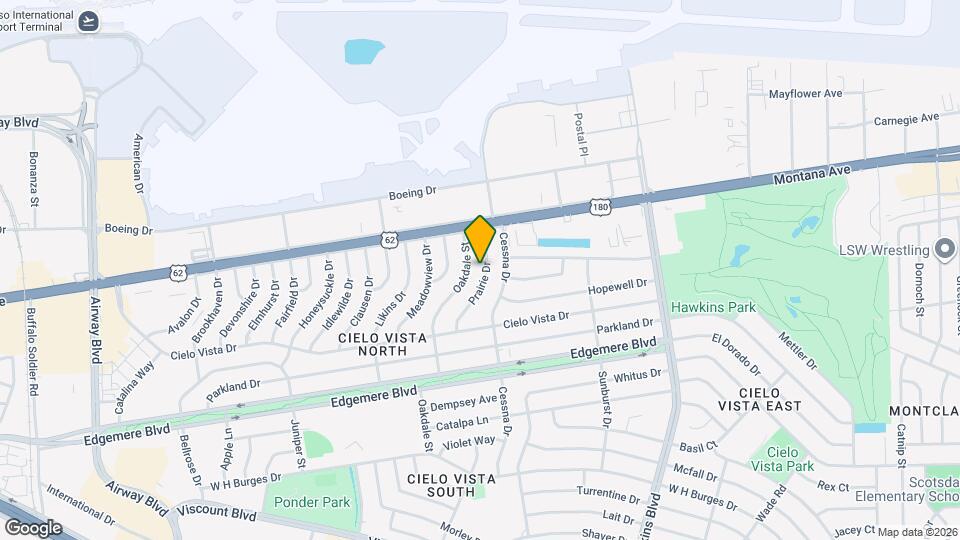 1405 Prairie Dr Map and Location Details