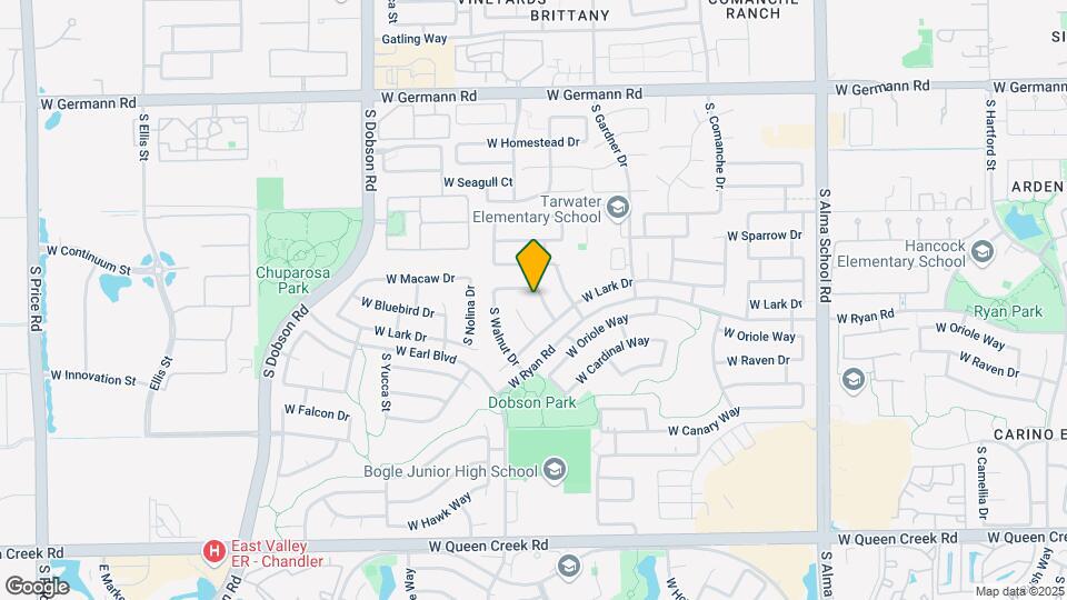 2388 S Sycamore Pl Map and Location Details