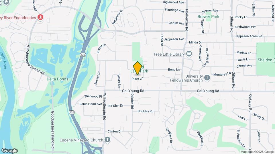 1247 Piper Ln Map and Location Details
